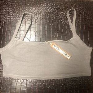 SKIMS washed jersey square neck bralette NEW